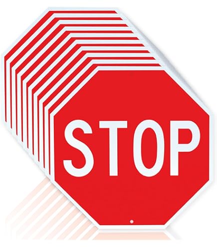 Can't stop believing サイン Don't STOP Believing Stop Sign - 12x12 or 18x18