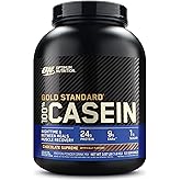 Optimum Nutrition Gold Standard 100% Micellar Casein Protein Powder, Slow Digesting, Helps Keep You Full, Overnight Muscle Recovery, Chocolate Supreme, 4 Pound (Packaging May Vary)
