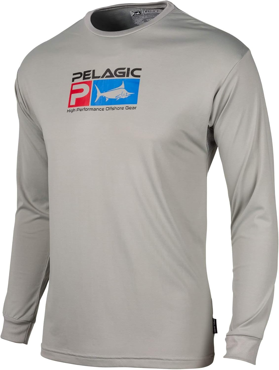Pelagic Men's Aquatek Long Sleeve Fishing Shirt UV 50+ Sun Protection