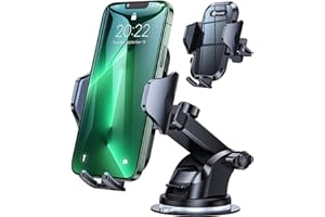 andobil Car Phone Holder Mount (Strong Suction&Bumpy Road Stable) Phone Holders for Your Car, Cell Phone Car Mount for Windshield Dash Vent Truck Cradle Stand for iPhone 16 15 Pro Max 14 13 12 Samsung