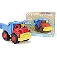 Green Toys Disney Baby Exclusive Mickey Mouse Dump Truck, Red/Blue - Pretend Play, Motor Skills, Kids Toy Vehicle. No BPA, phthalates, PVC. Dishwasher Safe, Recycled Plastic, Made in USA.