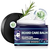 Zosudull Para Barba,Beard Balm for Men,Crecimiento De Barba Para Ultra Potente,Conditioning Cosmetics with Natural Oils, Lightweight Formula, 3.53 oz