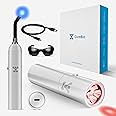 CureBio Medical Grade FSA HSA Approved Infrared Red Light Therapy Device, Treat Cold Sore Canker Sore Fever Blister, Pain Relief for Lips, Mouth, Nose, Ear, Near Infrared and Blue Light Therapy Wand
