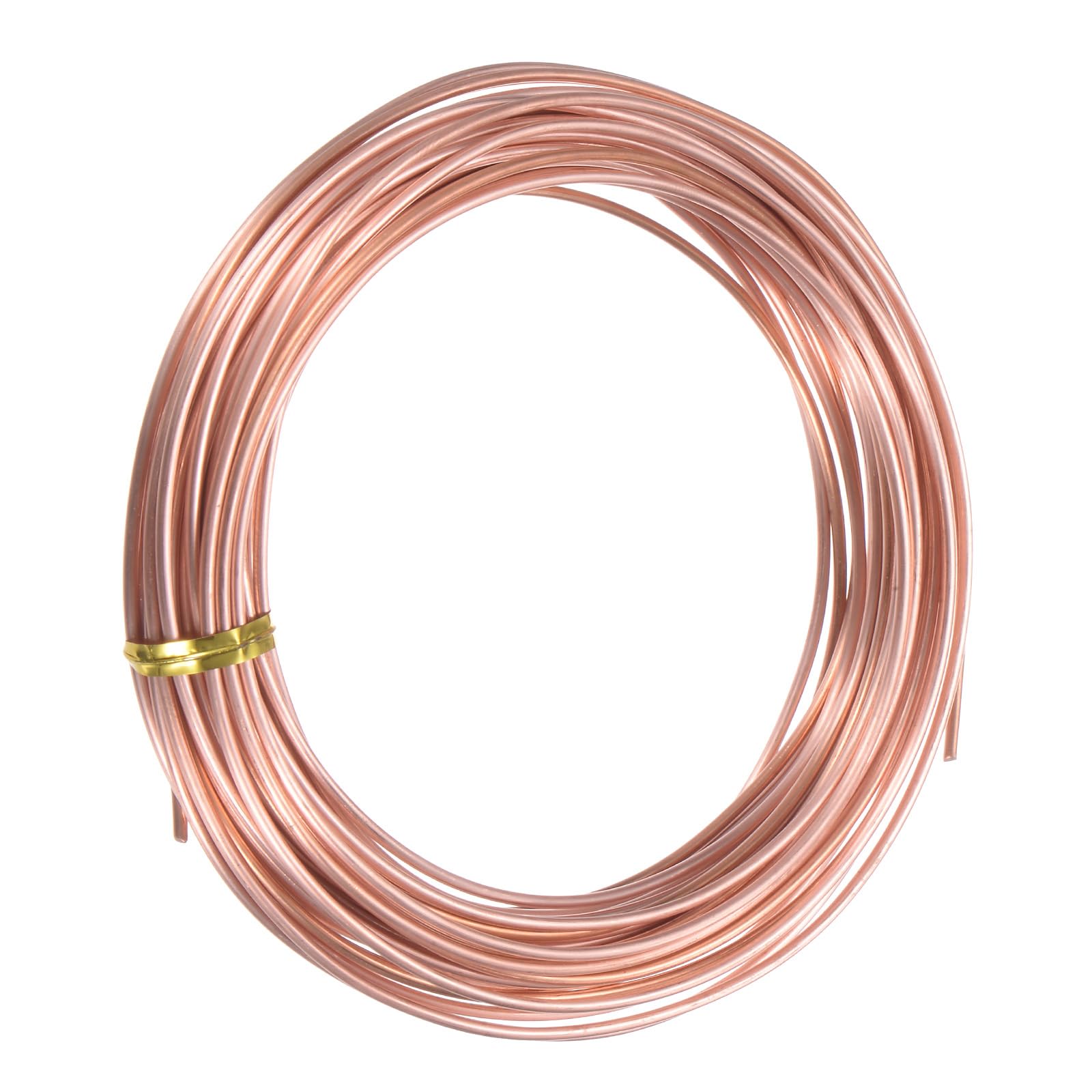 M METERXITY 99.9% Soft Copper Wire, 14 Gauge 33FT Pure Copper Wire for DIY Crafting/Jewelry Making/Gardening Plant/Beading, Craft Wire [1.6mm, 10M]