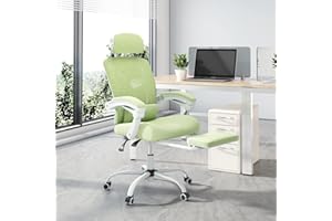 NEWBULIG Ergonomic Office Chair- Home Office Desk Chairs with Foot Rest, Adjustable High Back Computer Drafting Chair with Wheels