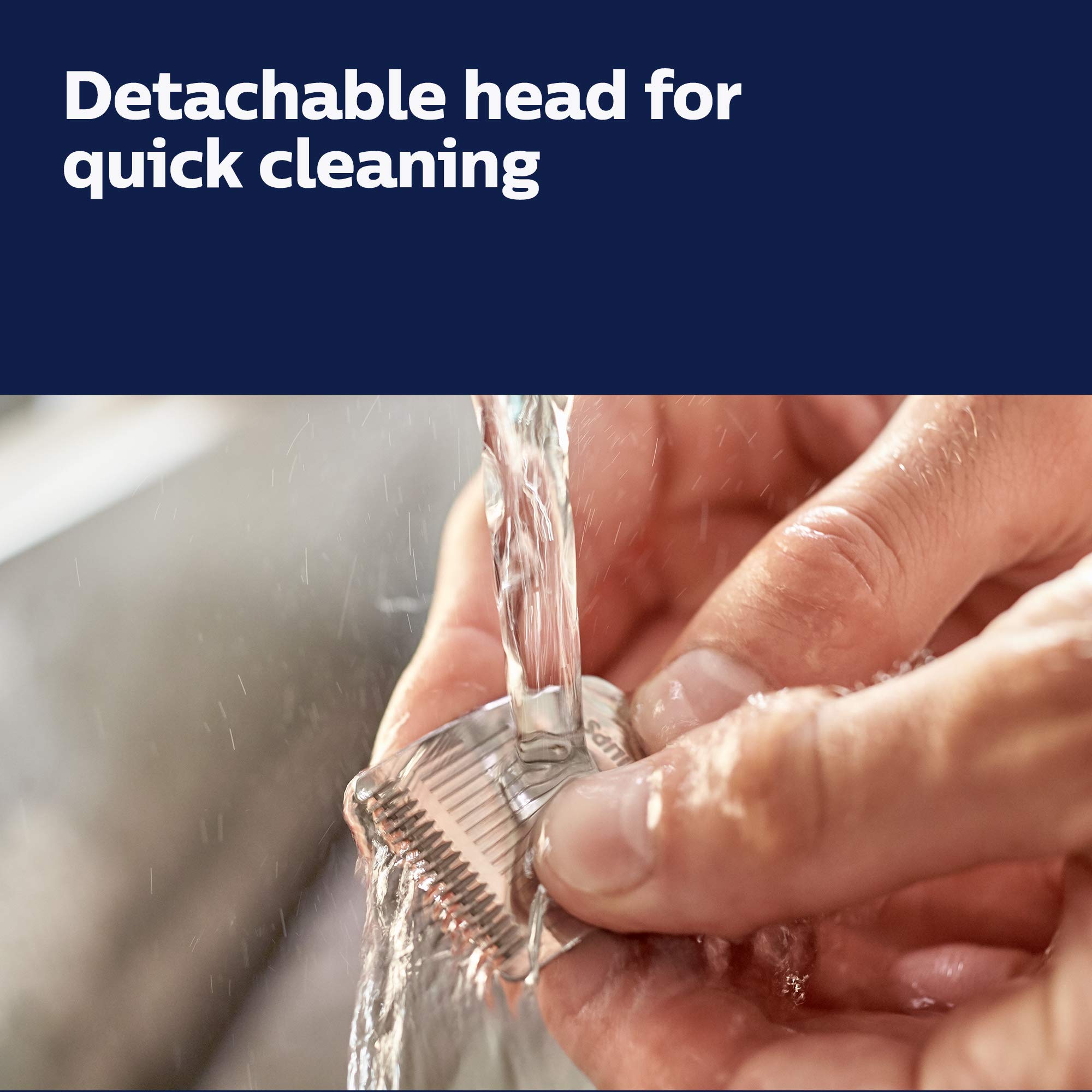 Norelco Philips Beard Trimmer Series 3000 - Cordless Grooming & Hair Clipper, Rechargeable, Adjustable Length, Beard Trimmer and Hair Clipper - No Blade Oil Needed - BT3230/41