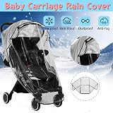 SHUXIA Universal Rain Cover for Pram Pushchair Clear PVC Weather Shield view 3