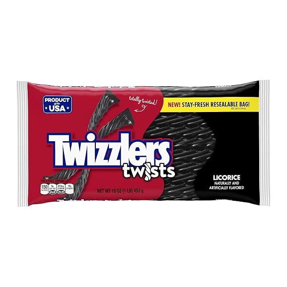 Hershey's twizzlers twists - Black licorice (034000560004)