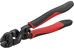 ARES 70664-8-Inch Mini Bolt Cutter - Chrome Moly Steel Construction & Induction Hardened Cutting Edges - Designed for Heavy Duty Wire, Bolt, Nail & Rivet Cutting