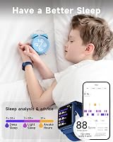 Kids Smart Watch Heart Rate Pedometer 5ATM Waterproof Sleep Monitor view 5