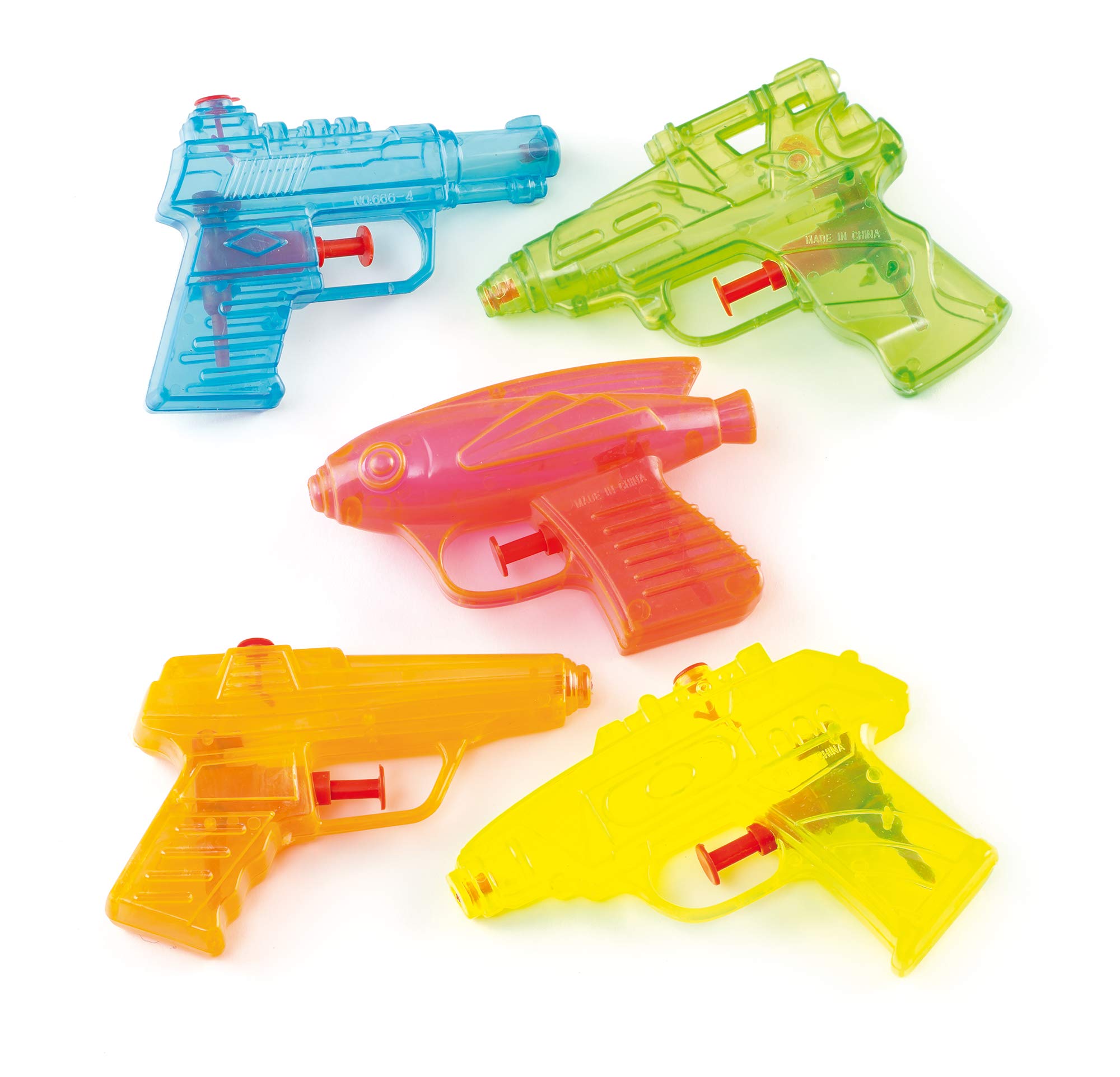 Baker Ross Water Pistols Value Pack — Ideal for Kids' Arts and Crafts, Educational Toys, Parties, Novelty Items and More (Pack of 8)