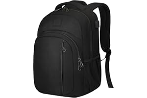 LARIPOP Travel Laptop Backpack,15.6 Inch Business Laptop backpack for Men Women with USB Charging Port,Water-Resistant Laptopack Weekender Daypack for Work College Computer