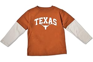 College Kids Texas Longhorns Toddler Long Sleeve Layered Tee