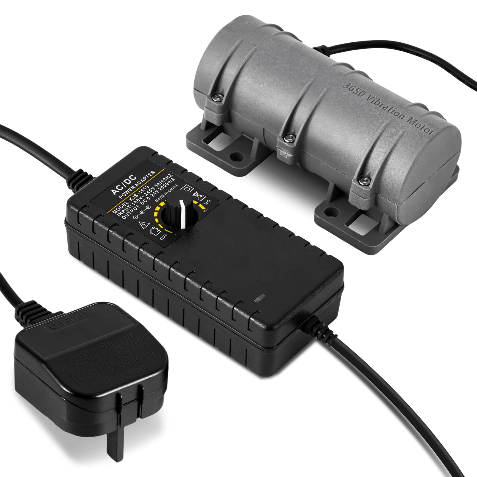 MXBAOHENG DC 24V Adjustable Electric Vibration Motor 3800RPM Mini Sieve Vibration Motor for Massage Bed Vibration Alert Chair Medical Instruments