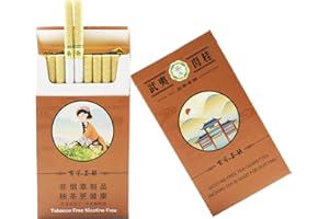 FETCASY Herbal Cigarettes - Tobacco and Nicotine Free - 2 Packs 40 Smokes-Made from pure herbs