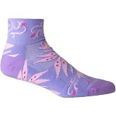 Terry Cycling Air Stream Bike Socks for Women Sports Running &amp; Cycling Mesh Ventilated Breathable Athletic Crew Ankle Sock