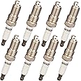 BDFHYK Set of 8 Spark Plug Compatible with Crown Victoria E250 E350 E450 F150,Audi A8 A8 Quattro,Lincoln Navigator, Replacement for SP493,SP479