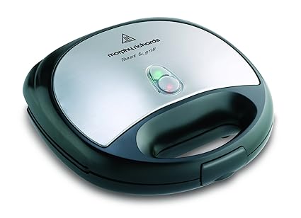 Morphy Richards SM3006 Toast and Grill Sandwich Maker (Silver and Black)