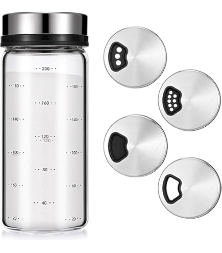 Amazon.com: ZETA Salt and Pepper Shaker with Adjustable Pour