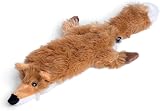 Petface Woodland Critters Large Dog Toys Pack of 4 Fox Racoon Plush Squeaky view 8