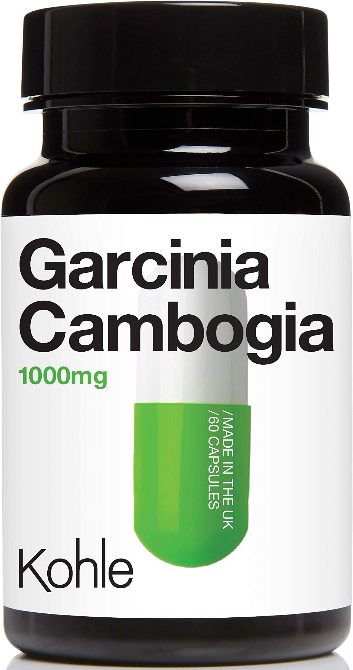 Garcinia Cambogia, Awarded 'Best UK Vitamin Supplier', Weight Loss Supplement, 1000 mg Vegan Capsules, 1 Month Diet Plan, #1 UK BESTSELLER