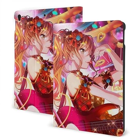 Amazon 今井リサ Roselia ロゼリア バンドリ ガルバ アニメ グッズ タブレットケース Ipadケース タブレット保護カバー 手帳型 ケース レザーケース スリープ喚起機能付け ２つ折スタンド 薄型 可愛い おしゃれ シンプル Tctx タブレットケース 通販