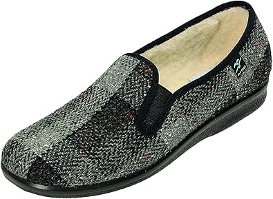 fly flot mens leather mule slippers