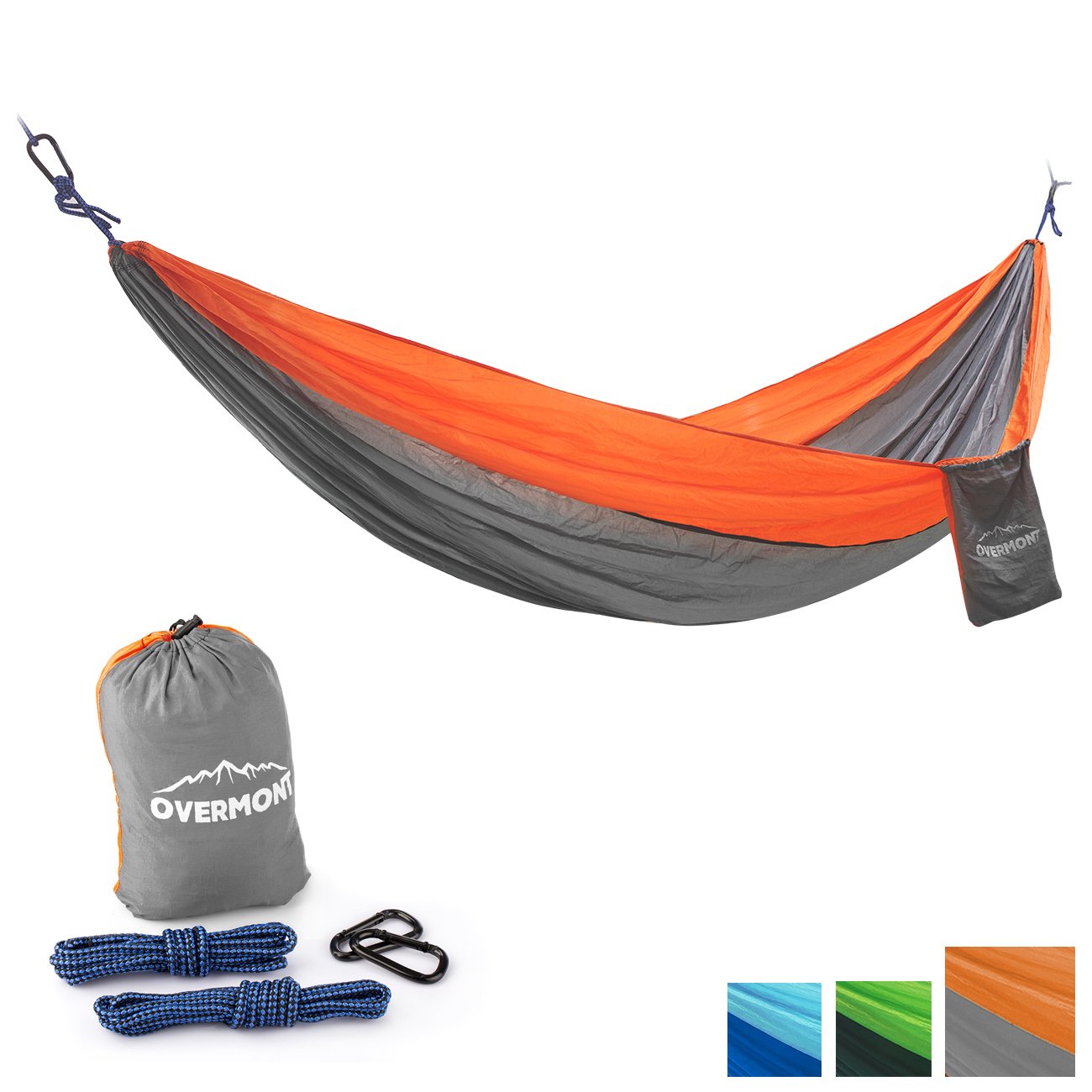 Overmont xcm hamaca colgante portatil ligero para senderismo viajes playa patio jardín