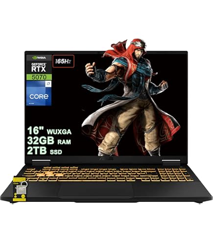 Amazon.com: ASUS TUF 15.6 i7 RTX 4070 Premium Gaming Laptop, 15.6
