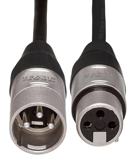 Amazon.com: Hosa Cable XLR de interconexión equilibrada Pro - 5