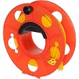Bayco KW-130 Cord Storage Reel with Center Spin Handle, 150-Feet