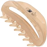 Camila Paris CP3122 French Hair Clip for Women, Beige, Girls Hair Claw Clip Jaw Fashion Durable and Styling Hair Accessories for Women, Luxury Ladies Strong Hold No Slip Grip Clamp, Made in France