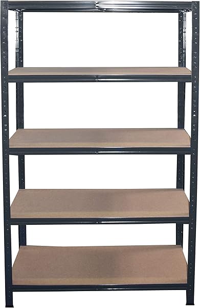 shelfplaza HOME Schwerlastregal 180x100x50cm anthrazitMetallregal mit 5 Bdenals Kellerregal Garagenregal Werkstattregal oder LagerregalSteckregal Metall mit 175kg Tragkraft