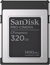SanDisk 320GB PRO-CINEMA CFexpress Type B 1500/1700 MB/s 8K Video