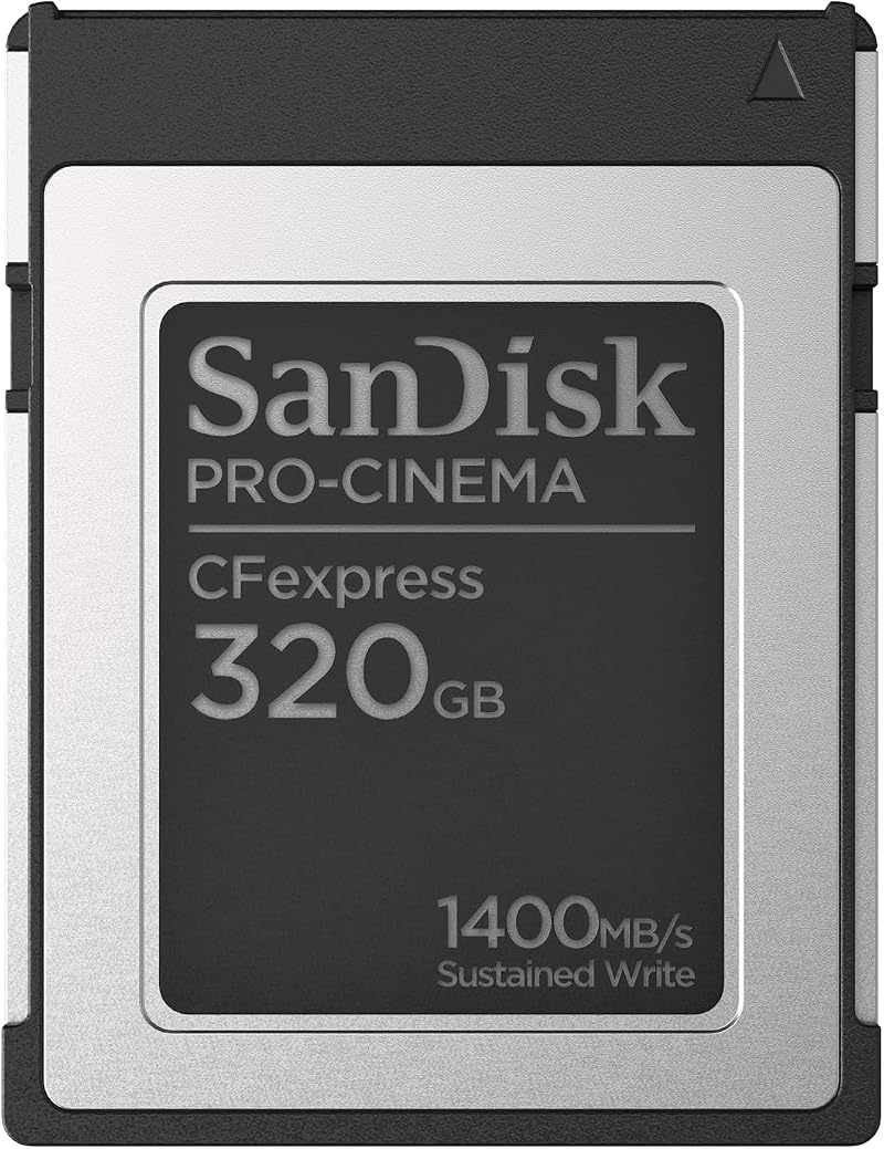 SanDisk 320GB PRO-CINEMA CFexpress Type B 1500/1700 MB/s 8K Video
