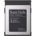 SanDisk 320GB PRO-Cinema CFexpress Type B - Up to 1700MB/s Read Speeds, 8K Video Capture, CFexpress Type B Card - SDCFEC-320G