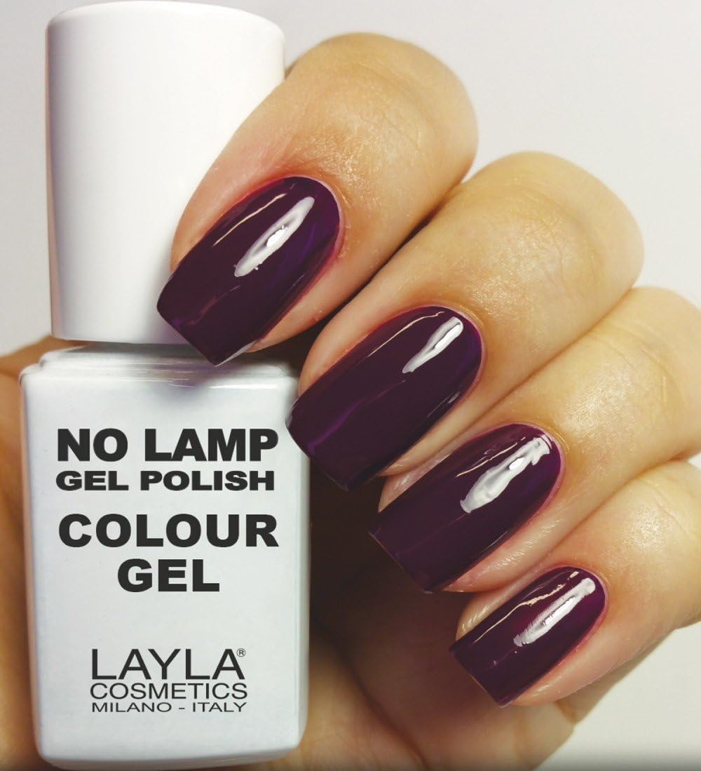 Layla CosmeticsMilano No Lamp Gel Nail Polish Purple Dance