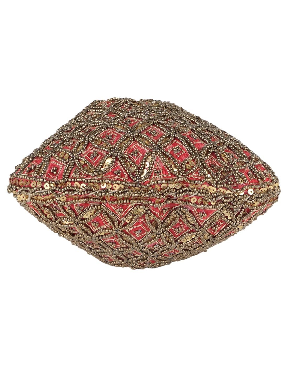 fashiondrobe women's broad potli (red)(fdbp002)