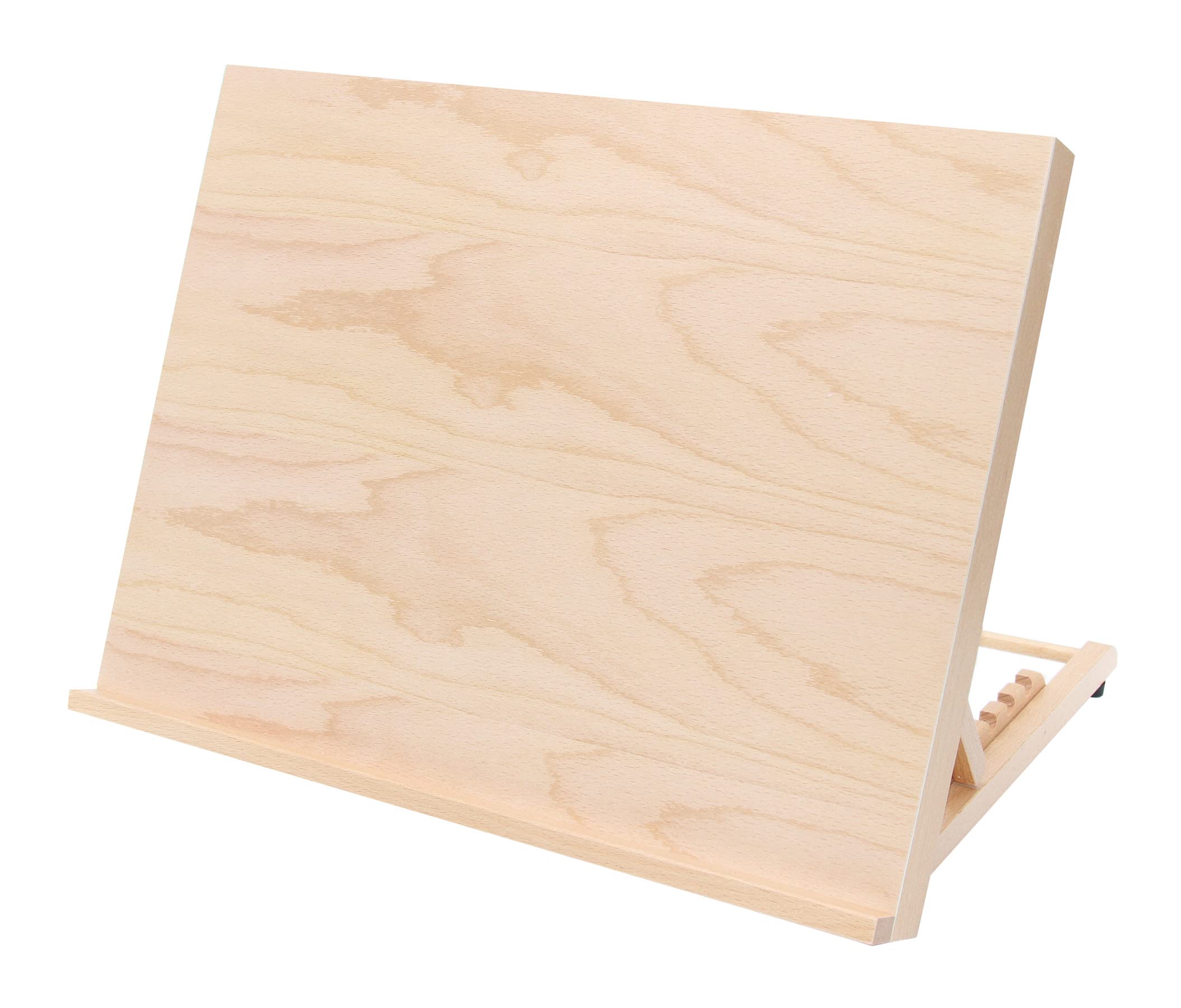 Paintersisters® Table Easel Drawing Board + Workstation Size A3-33 x 45 cm, Beech Wood, for Painting + Sketching, Acrylic, Watercolor, Pencil or Charcoal
