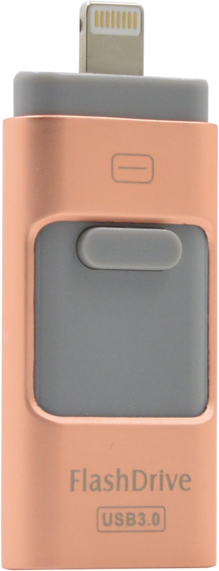 YiKaiEn 64GB USB 3.0 [Storage for iPhone] USB Flash Drive HD U Disk With OTG Head for Android/iPhone 7/7 Plus/SE/6S Plus/6S/6 Plus/6/5S/5/11C/iPad/iPod/PC/MAC (Orange)