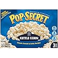 Pop Secret Microwavable Popcorn, Kettle Corn, 3-Count Box (Pack of 6)