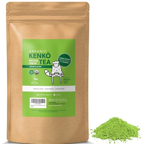 Matcha Green Tea Powder - Organic Culinary Grade Matcha, Second Harvest ...