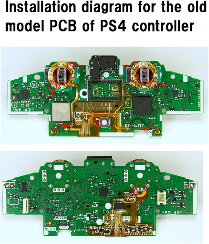 Ps4コントローラーボタンが光る 連射が出来る そんな改造キット 第2弾 Ps4 Maxカラー Led アナログ サム スティック ラピッド ファイア Ver 2 アナログパッドled化と連射キット Dianziオリジナルバージョン Cxd0973 並行輸入品 Amazon