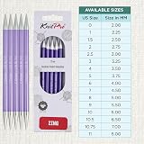 KnitPro Zing Double Pointed Needles 6 inch 7.00mm Aluminium view 4