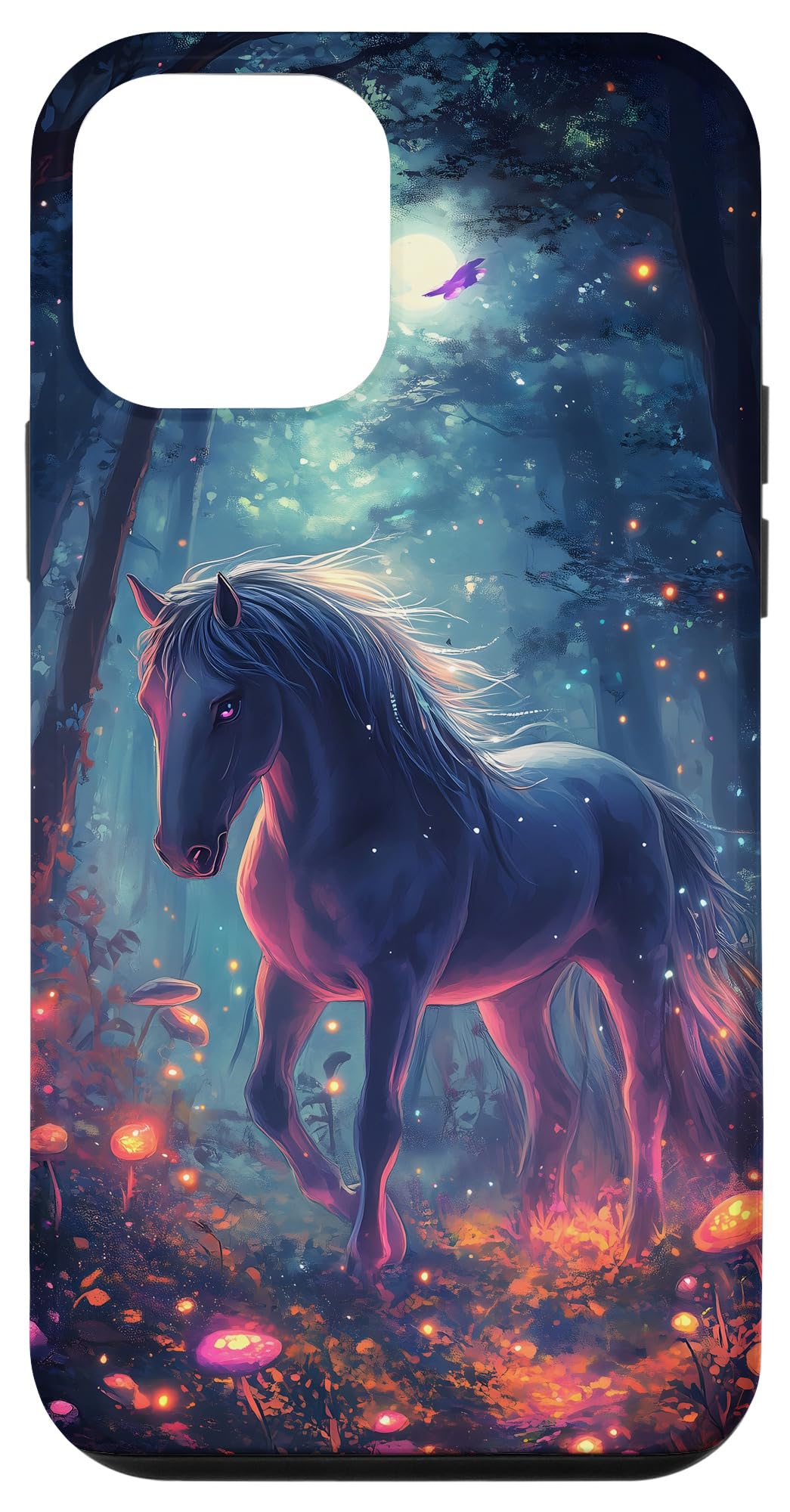 iPhone 12 mini Mystical Unicorn Forest Nightscape Case