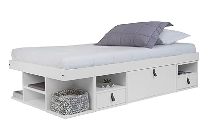 Memomad Bali Storage Platform Bed With Drawers Twin Size Off