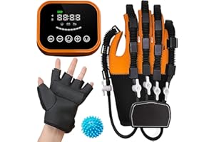 XUETAO Rehabilitation Robot Glove Hand Stroke Hand Therapy Equipment, Hand Function Rehabilitation Training Device (Right Hand-M)