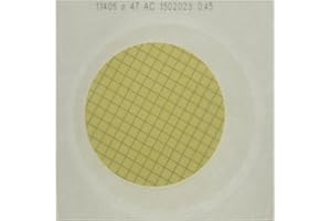 Sartorius 11406-47-ACN Membrane Filter Disc, Cellulose Nitrate, Sterile, 0.45 μm, 47mm, White with Black Grids (Pack of 100)