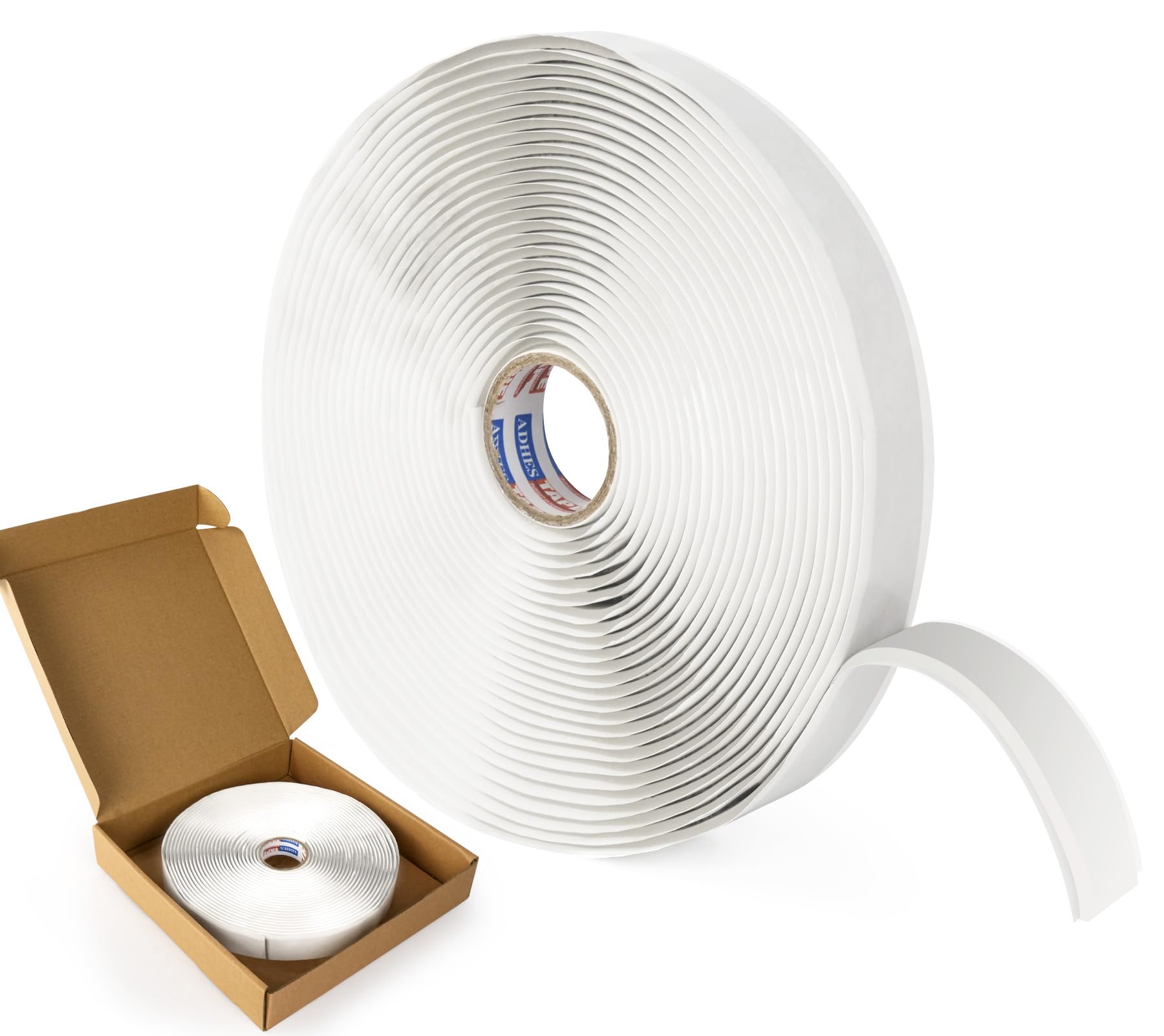 ADHES White Butyl Seal Putty Tape Butyl Sealant Tape 12mm x 9m x 3mm 1 Roll for Leak Proof RV Repair Window Vehicles, Marine and Home Repair – Ideal for Headlights, Doors, and Windshields