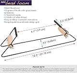 Beadsmith Bead Loom KIT Metal - 12.5 in Loom, 1000 Beads, 22 gauge view 2